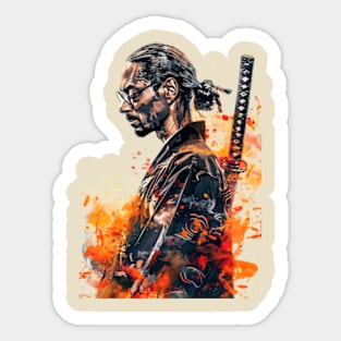 Samurai Dogg Sticker